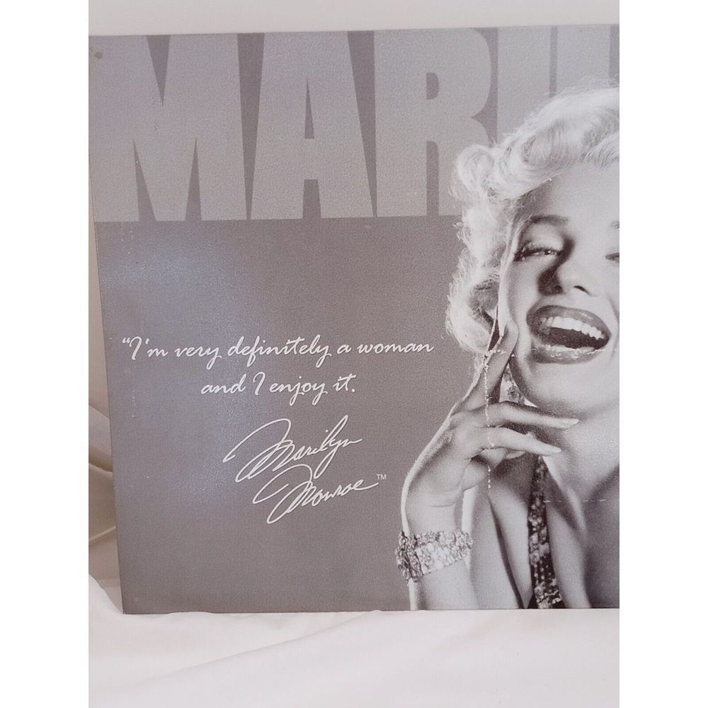 Marilyn Monroe Definitely Icon Retro Vintage Legend‎ Movie Star Metal Tin Sign